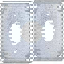 Square Surface Electrical Box Cover: Steel